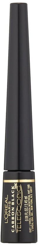L'Oreal Paris Telescopic Precision Liquid Eyeliner, Carbon Black, 0.08 Ounces L'Oréal Paris