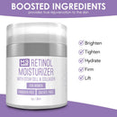 M3 Naturals Retinol Moisturizer Infused with Collagen and Stem Cell Anti-Aging Cream for Face and Neck - Wrinkle Repair, Firming, Lifting, Dark Circles Under Eye, Puffiness, Fine Lines, Acne 1 fl M3 Naturals
