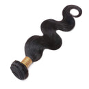 Hairro Unprocessed Virgin Human Hair One Bundle Body Wave Sew in Hair Weft Extensions Single Bundle 100g 12 Inch Short Wavy Brazilian Hair Weave for Black Women