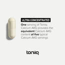 Toniiq 1500mg Ultra High Purity Ca AKG Supplement - 99%+ Highly Purified and Bioavailable Calcium Alpha-Ketoglutarate - Calcium AKG Longevity Supplement - 120 Ca-AKG Vegetarian Capsules Infinity Warehouse