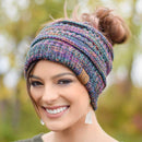 Funky Junque Ponytail Beanie & Ponytail Headwrap - Kaleidoscope Funky Junque