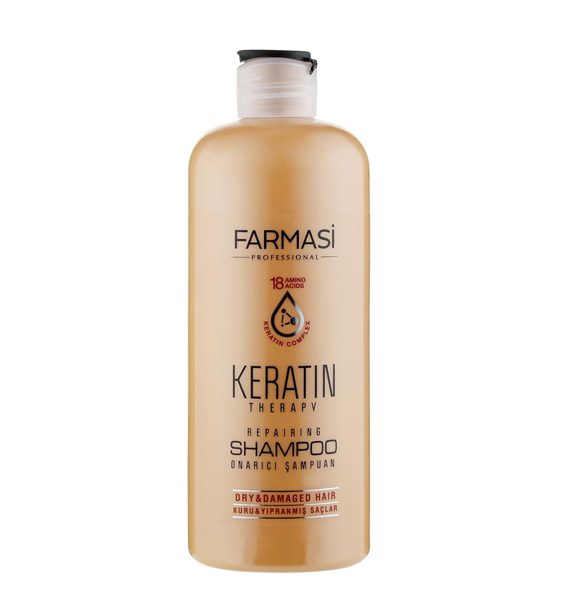 FARMASi Keratin Theraphy Repairing Shampoo for Dry and Damaged Hair 360 ml, 12.2 fl.oz Infinity Warehouse