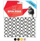 Hawwwy Spiral Bobby Pins 8 Pack Spin Pins, Easy & Fast Bun Maker Twist Hair Pins for Women Kids, Updo Hair Accessories, Messy Bun Tool, Perfect Small Bun Bobbypins Bobbie Fashion (Black 2 Inches) HAWWWY Store