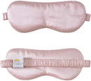 ZIMASILK 100% 22 Momme Pure Mulberry Silk Sleep Mask,Filled with 100% Mulberry Silk，Silk Wrapping Strap- Super Soft & Comfortable Sleep Eye Mask for Sleeping (Pink) ZIMASILK Store