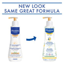Mustela Baby Nourishing Cleansing Gel – Baby Hair & Body Wash for Dry Skin - with Natural Avocado, Cold Cream & Beeswax - 10.14 fl. oz. Mustela
