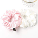 Silk Scrunchies Women Hair Ties - Ivyu Big Scrunchy Hair Bands Elastic Hair Accessories Soft Large Scrunchies For Vsco Girl Women Ivyu