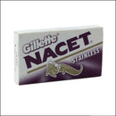 25 NACET STAINLESS Double Edge Razor Blades NACET O'clock