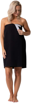 Quick Dry, Lightweight Waffle Spa/Bath Wrap with Adjustable Closure & Elastic Top Robe Direct