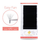 BEYELIAN Easy Fan Eyelash Extensions 0.03 Mega Volume Super Thin Lightweight Self Fans Lash Extension Matte Black Professional Salon Stylists Use D+ Curl 8-15mm Mix Tray BEYELIAN