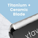 xtava Pro Cordless Hair Clippers and Beard Trimmer - 4.5 Hour Long Life Battery, LCD Display, Titanium and Ceramic Blades - Includes Length Guide Combs, Storage Bag, and Charging Adapter xtava