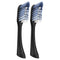 Oral-B Clic Toothbrush Replacement Brush Heads, Black, 2 Count Oral-B