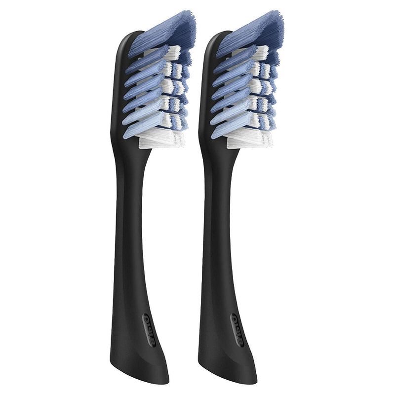 Oral-B Clic Toothbrush Replacement Brush Heads, Black, 2 Count Oral-B