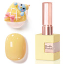 Double Rhythm 0.5 Oz Gel Nail Polish Neutral Natural Same Color Same Bottle Translucent Light Milky Pastel 15ML Manicure French Design Art DIY at Home (Pearl Green-B1146) Infinity Warehouse