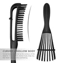Detangling Brush for Afro America/African Hair, Textured 3a to 4c Kinky Wavy/Coily/Wet/Dry/Oil/Thick/Long/Curly Hair Detangler (Black) Sabado