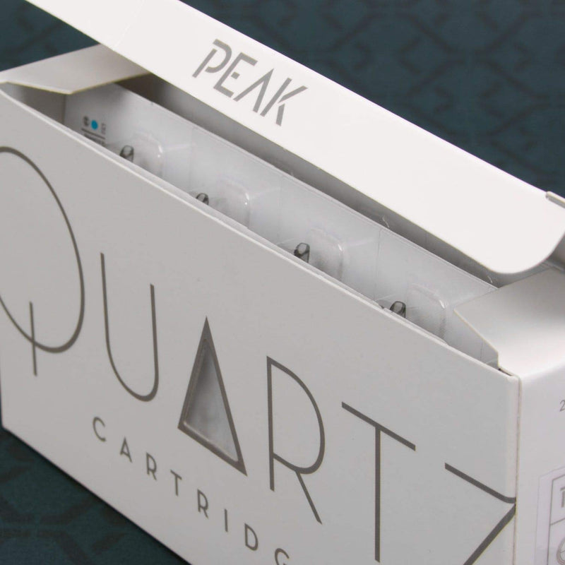 Peak - Quartz Cartridge Tattoo Needles - 0803RLXT LT - Single-Use Cartridges for Safe Professional Tattooing, Disposable & Sterile Tattoo Supplies (Box of 20) Peak