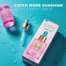 SOL by Jergens Deeper by the Drop Self Tanning Drops for Face and Body, Travel Size Sunless Tanning Water, Add to Lotions, Serums, and Oils for Custom Tan, for Year-Round Glow, 1 Fluid Ounce Jergens