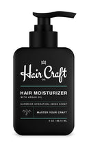 Hair Craft Co. Hair Moisturizer 3oz – Men’s Daily Leave-In Conditioner – Premium Hair Hydration with Argan Oil – Restore Shine + Reduce Frizz/Dry Scalp – Soften Hair + Repair Split Ends – Scented Hair Craft Co.