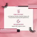 Glamnetic Hybrid Magnetic Eyeliner, Liquid Clear, for Eyelashes - Waterproof & Smudge Proof Liner | All-Day Hold for Magnetic Lashes, Quick-Drying, Paraben-Free 0.025 fl oz Infinity Warehouse