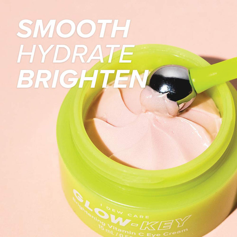 I DEW CARE Glow-Key Eye Cream with Applicator | Brightening Vitamin C Eye Serum with Niacinamide | Eye Cream for Dark Circles and Puffiness | Korean Skincare, Vegan, Cruelty-free, Gluten-free, Paraben-free I DEW CARE Store
