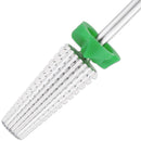PANA Nail Carbide 5 in 1 Bit - Two Way Rotate use for Both Left and Right Handed - Fast remove Acrylic or Hard Gel - 3/32" Shank - Manicure, Nail Art, Drill Machine (Coarse - C, Silver) PANA