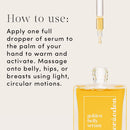 Evereden Golden Belly Serum 1.7 fl oz. | Clean Women's Body care for Pregnancy and Postpartum | Natural and Plant Based Maternity Skincare | Non-toxic Belly Oil Evereden