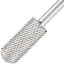PANA Professional 3/32" Shank Size - Smooth Top Small Barrel Silver Carbide Bit Medium Grit - Nail Drill Bit for Dremel Machine PANA