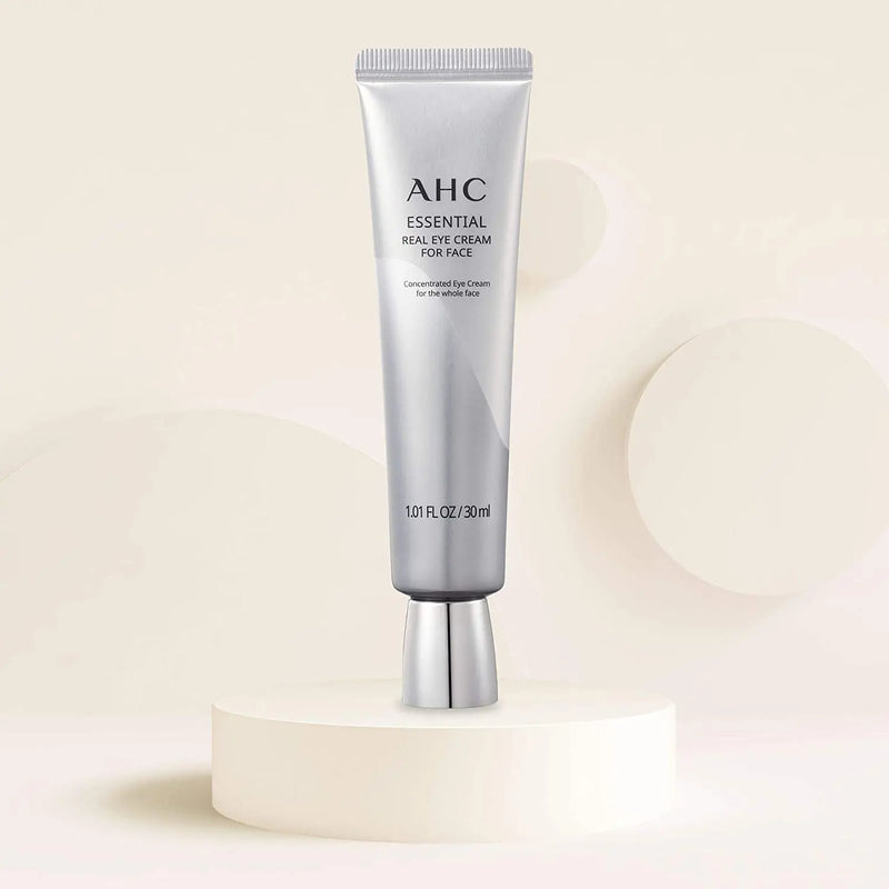 Aesthetic Hydration Cosmetics AHC Face Moisturizer Essential Eye Cream for Face Anti-Aging Hydrating Korean Skincare 1.01 oz AHC Store
