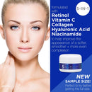 5 in 1 Retinol, Vitamin C, Collagen, Hyaluronic Acid, Niacinamide | Potent Face Cream which May Help Improve Appearance Fine Lines and Wrinkles and Reduce Appearance of Dark Spots | Trial .5oz Dermedicine