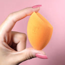 Real Techniques Beauty Makeup Blender Miracle Complexion and Makeup Power Sponge Set, For CC Cream Foundation, Orange & Pink, For Makeup Blending & Application, 2 Count Real Techniques