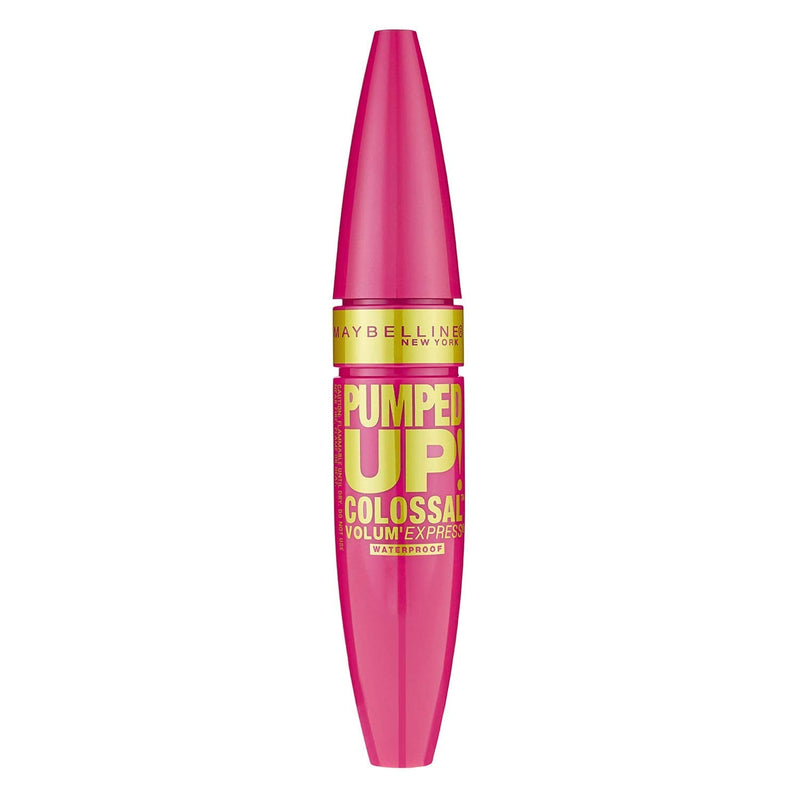 Maybelline New York Volum' Express Pumped Up! Colossal Waterproof Mascara, Classic Black, 0.32 Fl Oz Maybelline New York