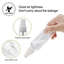 Spray Bottle,Fine Mist Mini Clear 80ml/2.7oz Spray Bottles,Small Reusable Empty Plastic Bottles with Atomizer Pumps (20 pack,2 Funnels included) Woaiwo-q