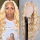 UNice Hair 613 Blonde Body Wave 13x4 Lace Front Human Hair Wigs for Black Women, Brazilian Remy hair Lace Frontal Wig Pre Plucked with Baby Hair 150% Density (16 inch) UNICE Store