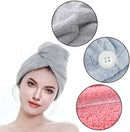 Microfiber Hair Towel Wrap, 3PCS 9.5X25 inch Hair Towel Wrap Quick Dry Hair Drying Towel, Rapid Drying Hair Towel (3 Colors) 3 otters Store