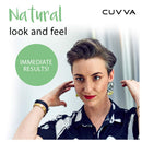 CUVVA Hair Fibers for Thinning Hair (BLACK) - Keratin Hair Building Fiber Hair Loss Concealer - Thicker Hair in 15 Seconds - 25g/0.87oz Bottle - For Men & Women CUVVA