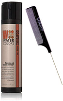 Watercolors Color Depositing Sulfate-Free Shampoo, Maintains & Enhances Haircolor (w/ Sleek Steel Pin Rat Tail Comb) Water Colors Hair Dye Maintenance Wash (Wet Brick - 8.5 oz) Water Colors