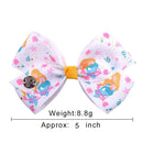 12Pcs/18Pcs 5 INCH Hair Bows Ribbon Hair Bow Alligator Clips including unicorn hair bow rainbow hair bow (5IN, 6) JOJO BOW