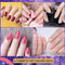 MILD EAST Gel Nail Polish Kit, 6 Colors Nude Pink Gel Nail Polish UV Gel Glitter Nail Polish with Acrylic Powder, Glossy/Matte Nail Polish Gift Set for Women MILD EAST