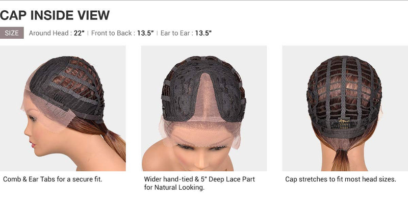 Outre HD Lace Front Wig Sleek Lay Part Chanelle (1) Outre