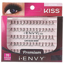 Kiss I Envy Luxe Black Short Lashes Black (2 Pack) by kiss i envy KISS