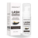 Eyelash Extension Shampoo 50 ml + Brush - Eyelid Foaming Cleanser - Sensitive Paraben & Sulfate Free - Eyelash Wash and Lash Bath for Extensions - Salon Use and Home Care Mererke_Pretty