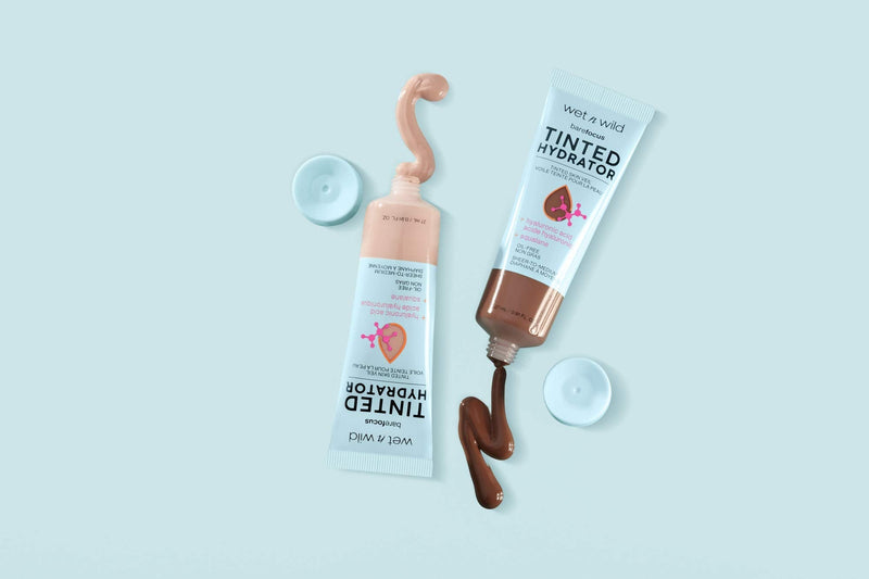 wet n wild Bare Focus Tinted Hydrator Tinted Skin Veil, Nourishing Foundation, Hyaluronic Acid, Fair Wet n Wild Store