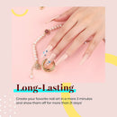 Beetles Gel Nail Polish, 1 Pcs 15ml nude Donut Color Soak Off Gel Polish Nail Art Manicure Salon DIY at Home beetles Gel Polish Store