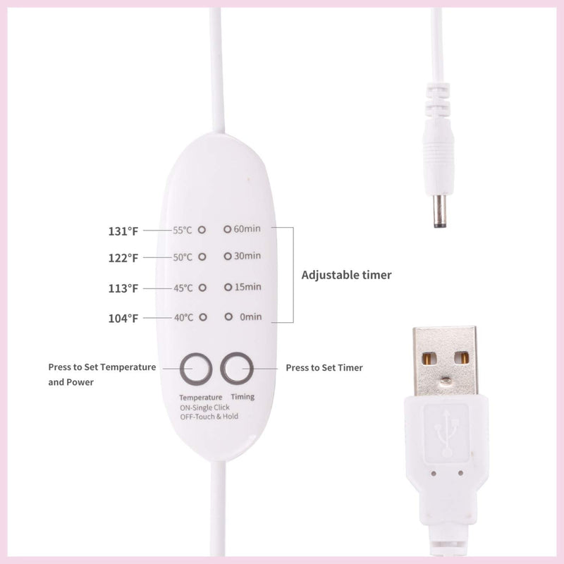 Heated Eye Mask for Dry Eyes - Stye Treatment Dry Eye Mask Warm Compress for Eyes, Relieves Blepharitis, Pink Eye, Eye Compress for Dry Eyes - Dry Eye Therapy Mask - Drop of DiviniTi DROP OF DIVINITI