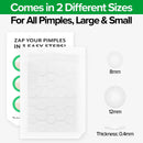 DR. ZAPS Pimple Patches - Acne Patches Work as Pimple Treatment - Hydrocolloid Patches Use Australian Tea Tree Oil. Acne Spot Treatment, Zit Patch, and Acne Patch for Everyone. Keppi