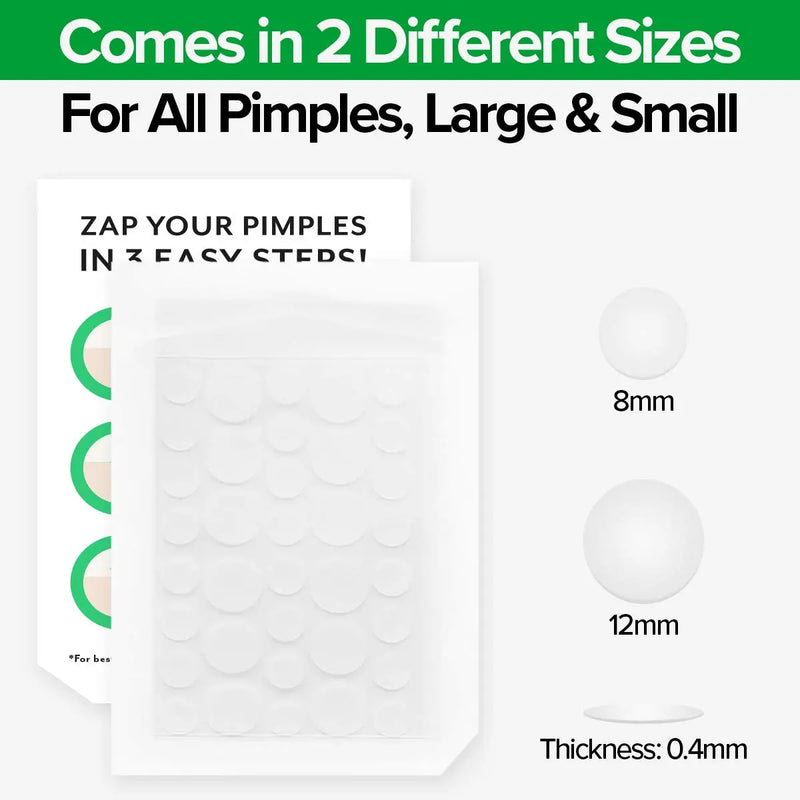 DR. ZAPS Pimple Patches - Acne Patches Work as Pimple Treatment - Hydrocolloid Patches Use Australian Tea Tree Oil. Acne Spot Treatment, Zit Patch, and Acne Patch for Everyone. Keppi