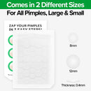 DR. ZAPS Pimple Patches - Acne Patches Work as Pimple Treatment - Hydrocolloid Patches Use Australian Tea Tree Oil. Acne Spot Treatment, Zit Patch, and Acne Patch for Everyone. Keppi