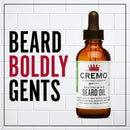 Cremo Beard Oil, Revitalizing Wild Mint, 1 fl oz - Restore Natural Moisture and Soften Your Beard To Help Relieve Beard Itch Cremo