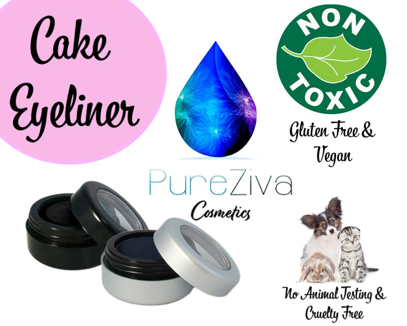 THE ORIGINAL Pure Ziva Matte Forest Emerald Green Wet Dry Pressed Powder Cake Eyeliner Eyeshadow HD Professional, Deep Pigment, No Smudge, Gluten Free, No Animal Testing, Cruelty Free & Vegan Pure Ziva