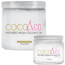COCO & CO. Organic Pure Extra Virgin Coconut Oil for Hair & Skin, Beauty Grade - Mini Jar, 2oz (8oz + 2oz Travel Combo) COCO&CO