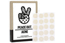 Peace Out Skincare Acne Dots. Hydrocolloid Anti-Acne Pimple Patches with Salicylic Acid and Vitamin A to Quickly Clear Blemishes (20 dots) PEACE OUT